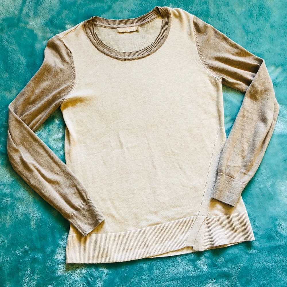 prAna | Cream 100% Organic Cotton Ansleigh Sweater - Picture 2 of 8